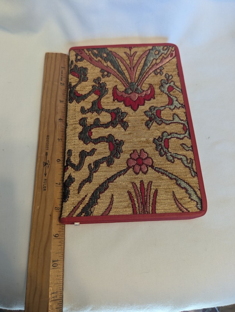 Beautiful Turkish fabric covered lined journal