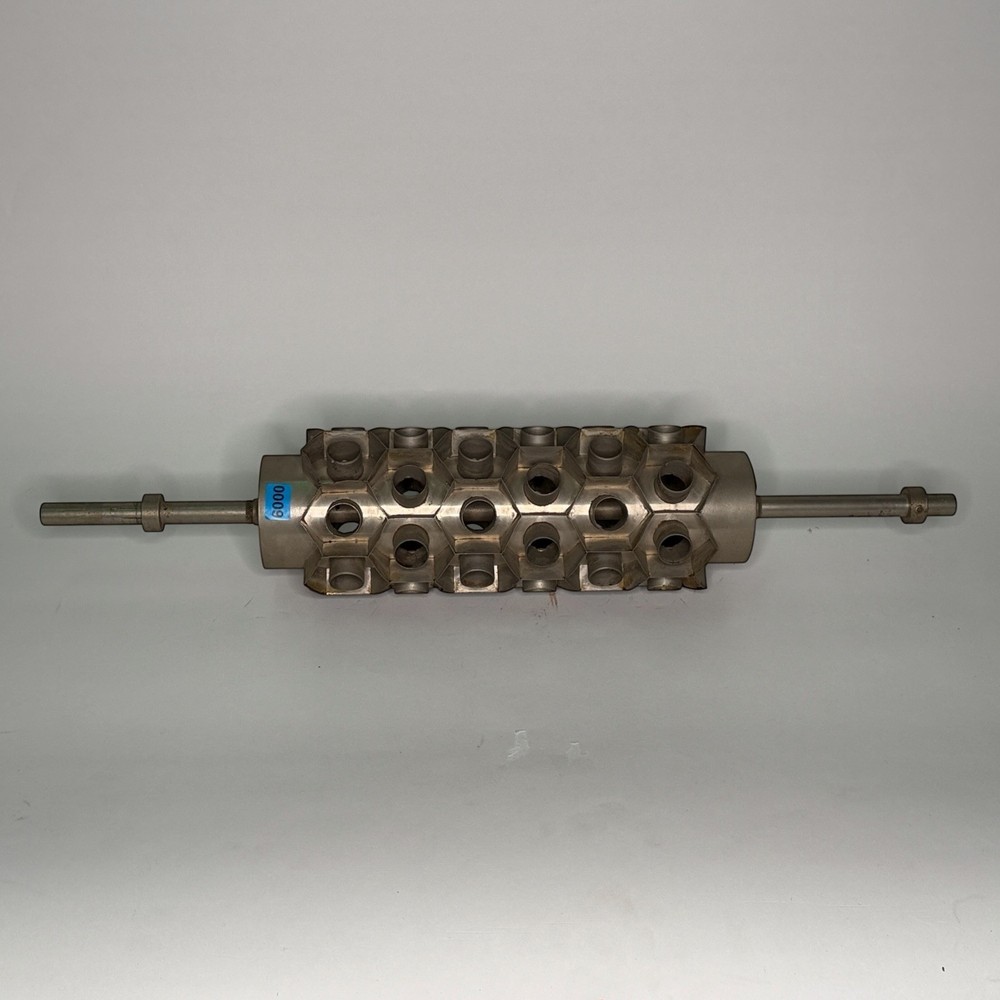 Moline Rotary Biscuit Dough Cutter Drum Hexagonal Pattern OEM