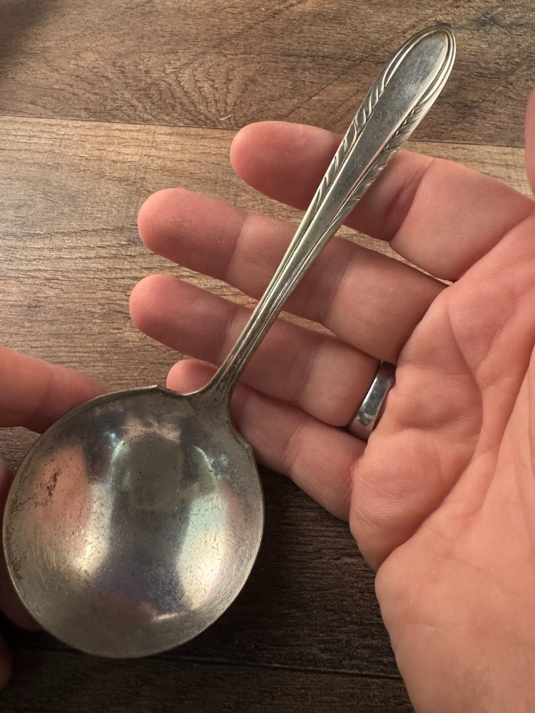 National Silver Co SIlverplated Soup Ladle Spoon Bonbon Server