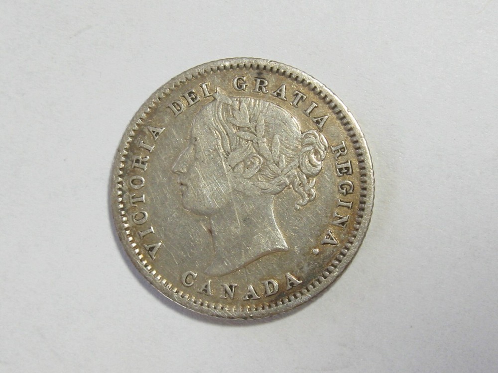 1870 Canada 10 Cents - Narrow 0 - #6357-3