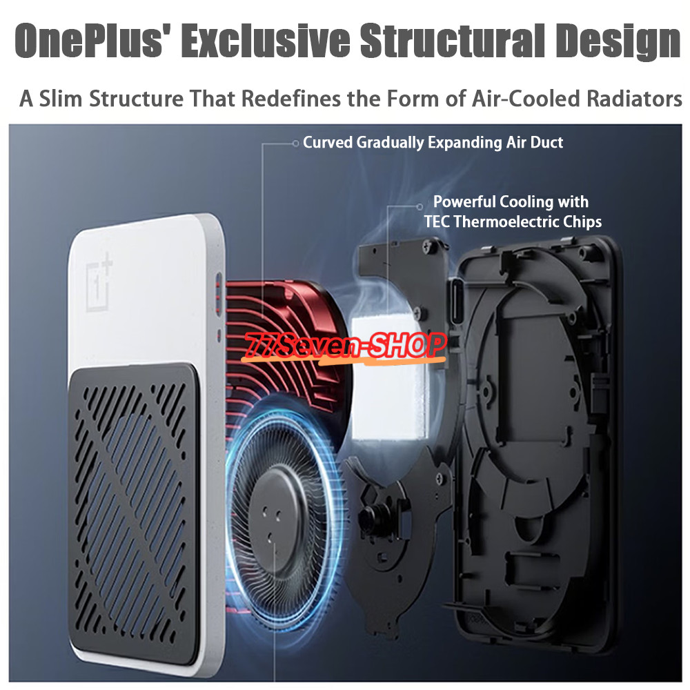 Original OnePlus Magnetic Cooler –9.8mm Ultra Thin, for OnePlus/ iPhone/ Android