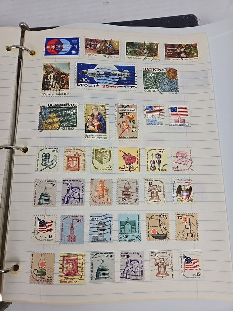 Scott's American Album For United States Album - Some Stamps + Extra's (1957)