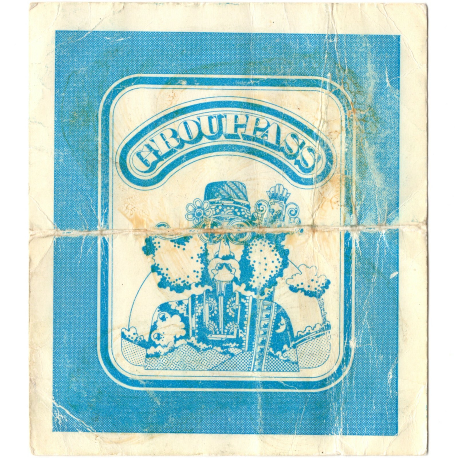 ISLE OF WIGHT Concert Backstage Pass 8/29/70 LIGHTHOUSE THE DOORS THE WHO Rare