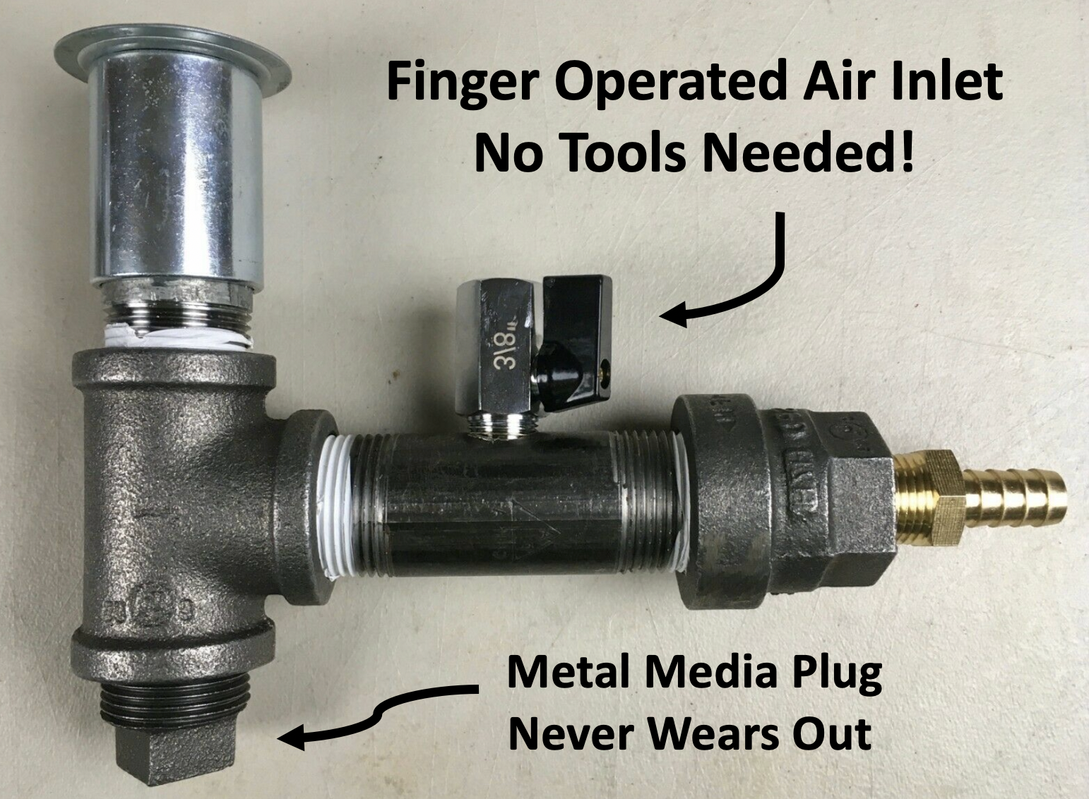 Ultimate BLAST CABINET UPGRADE KIT Harbor Freight 7 mods metering valve hose gun