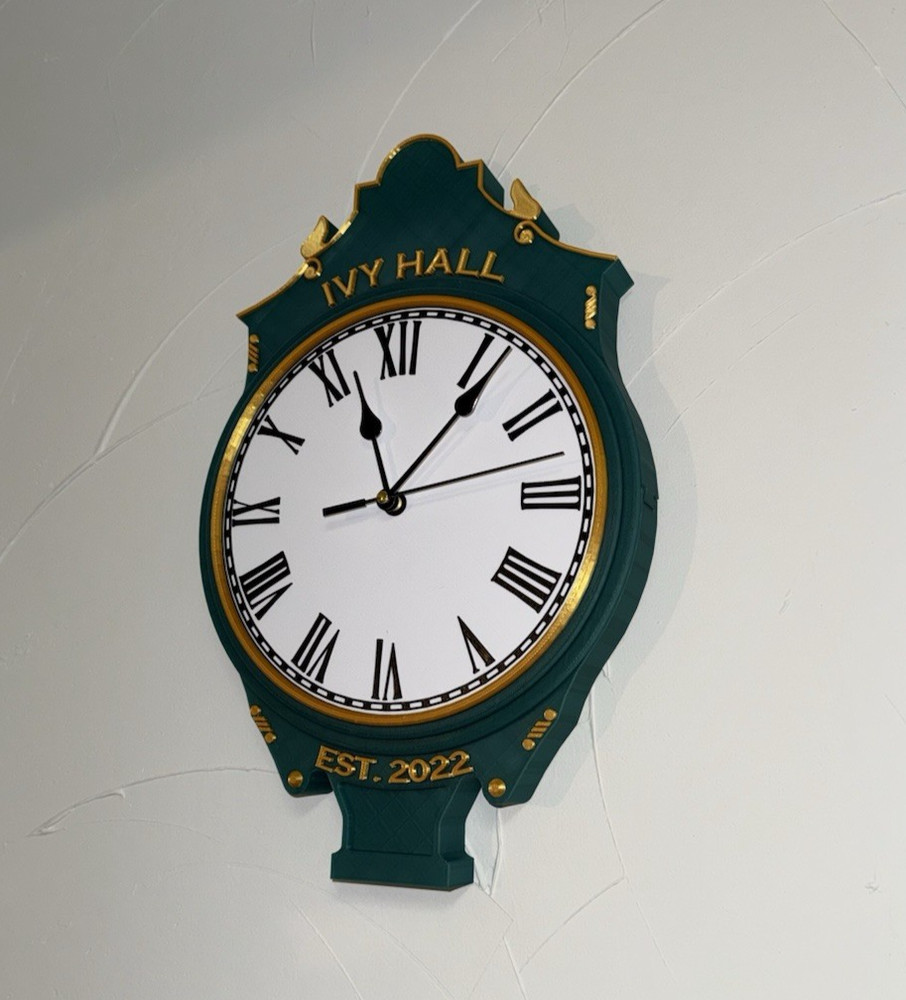 Personalized Golf Wall Clock - Custom Name & EST. YEAR