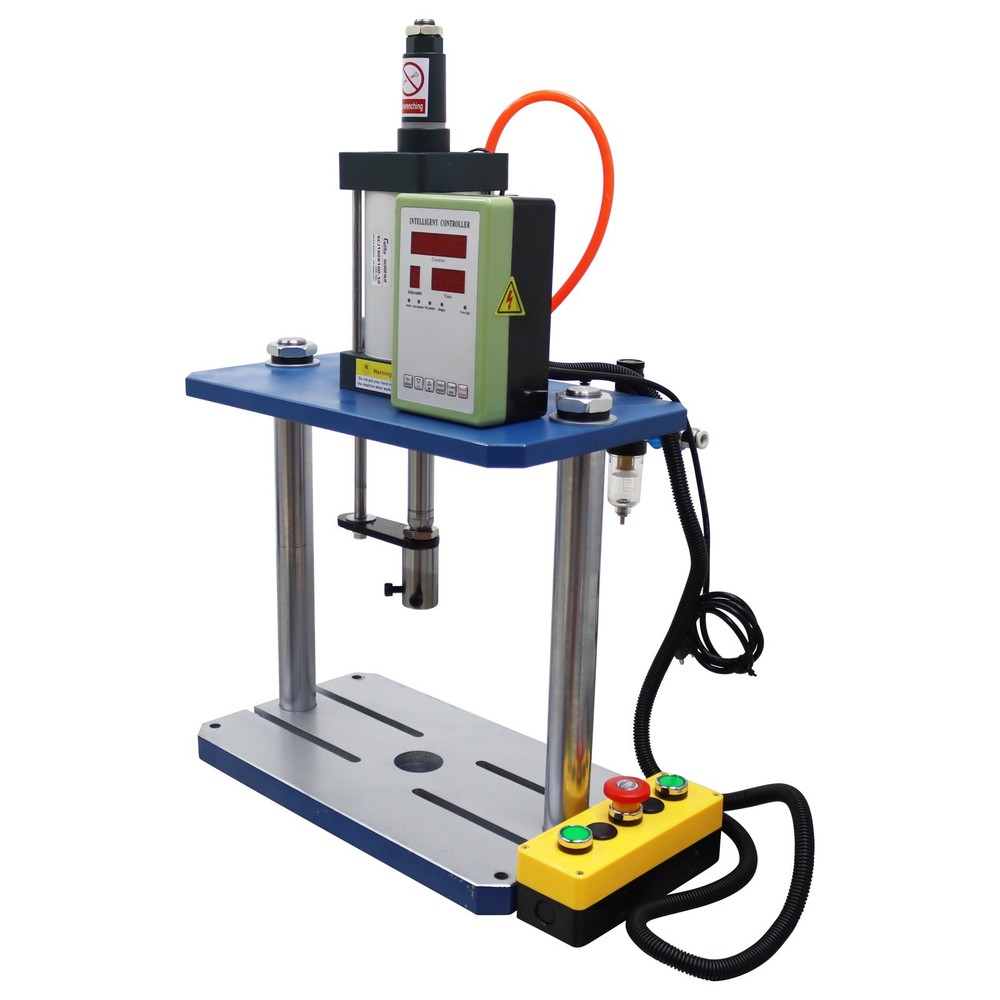 1102Lbs Pneumatic Punch Press Machine w/Controller 110V Trachea Outer Dia. 0.39"