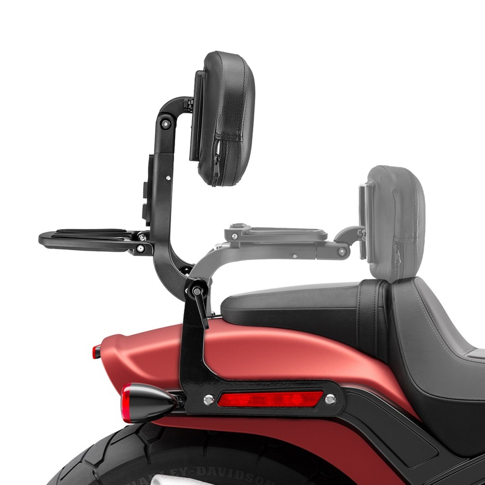 Multi-Purpose Passenger Driver Backrest For Harley-Davidson Fat Bob 2018-2025