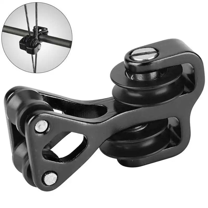 Aluminum Compound Bow Cable Slide Guard Roller Slide String Splitter Archery