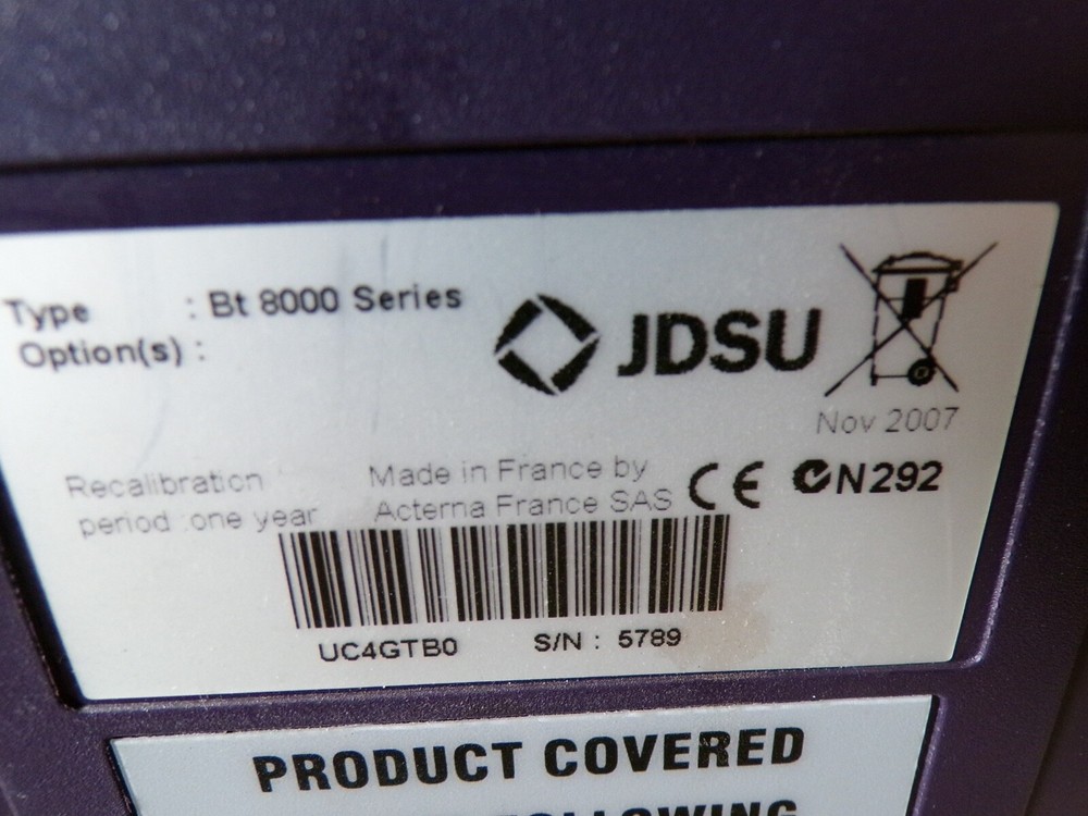 JDSU T-BERD 8000 SCALEBLE MULTITEST PLATFORM