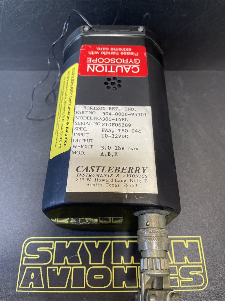 Castleberry 300-14EL 14V Horizon Indicator