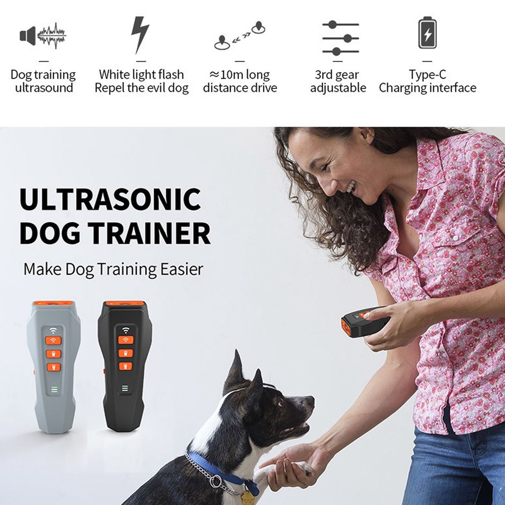Ultrasonic Dog Trainer For Safe And Effective Bark Control For