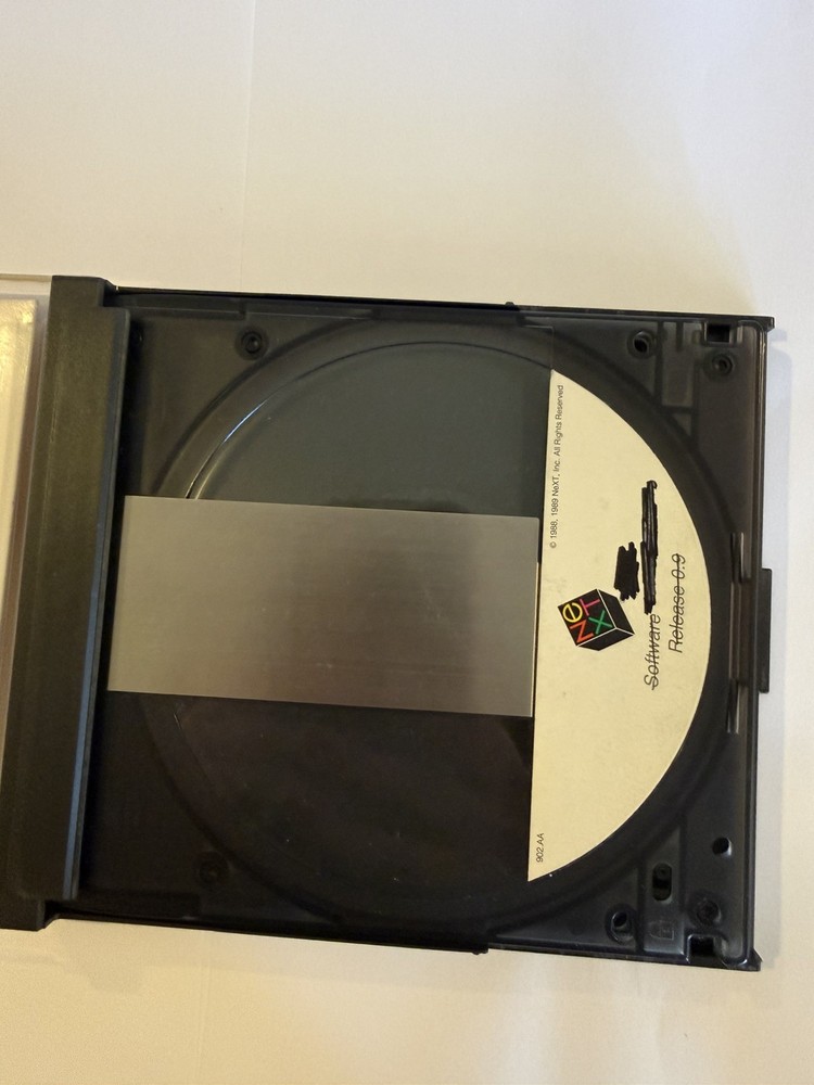 Early Next Disk Software Release ROM Release 1.0 Next Macintosh apple vintage