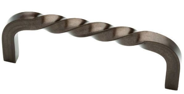 3-3/4" Avante Twisted Pull Rubbed Bronze