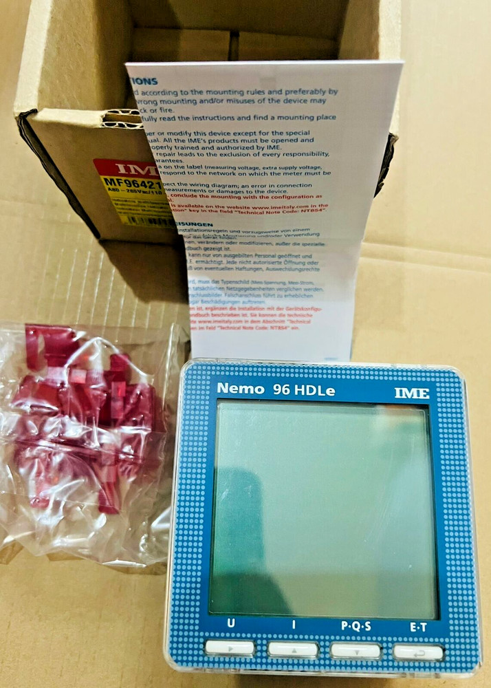 IME MF96421 NEMO 96HDLe, POWER ANALYZER NEW