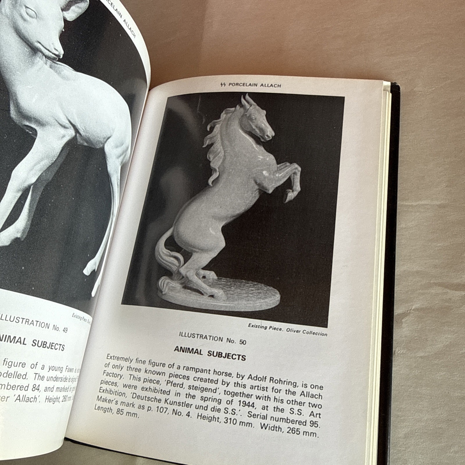 RARE SS Porcelain Allach Book by Michael J. Passmore, TLO Publications 1972 1st.