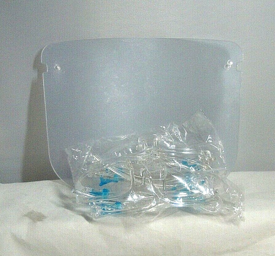 6 Pack All-Round Cap Clear Face Coverings Reusable
