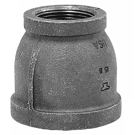 Reducer Coupling Reducer Coupling, 2" X 3/4" Pipe, Fnpt, Malleable Iron, Class