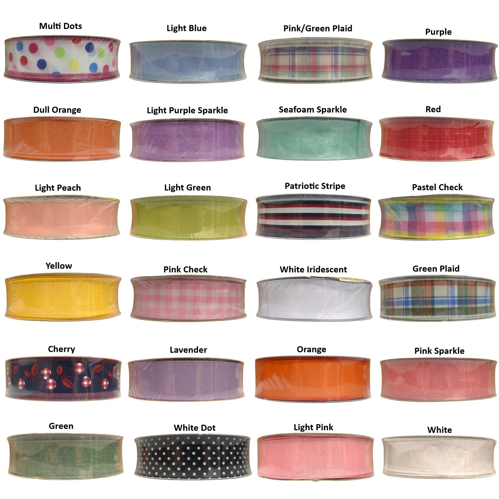 Member's Mark Wired Edge Premium Spring Ribbon, 1.5"W x 50yds