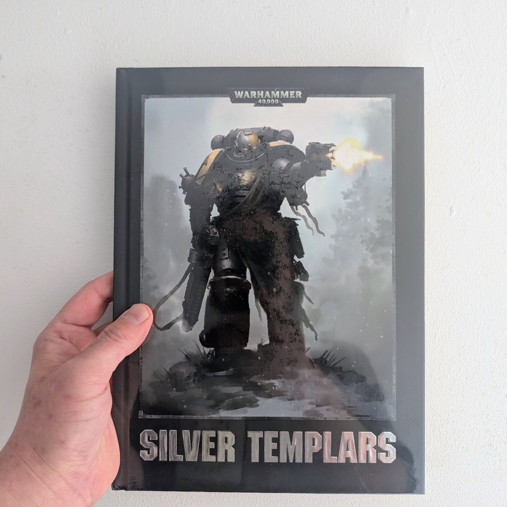 Warhammer 40k Space Marine Silver Templars Hardback Codex Brand New (Conquest)