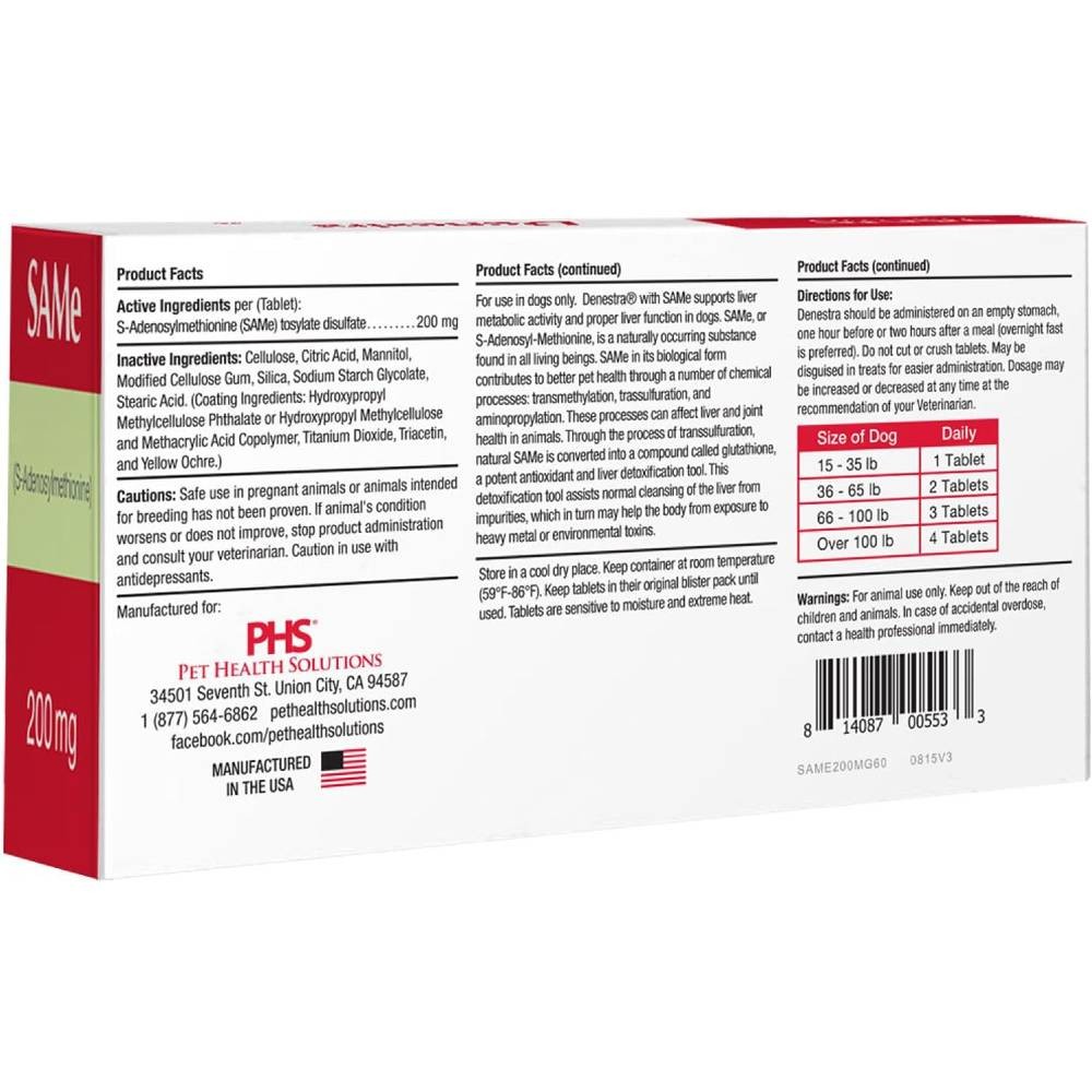 Denestra SAMe 200 mg (60 Tablets)