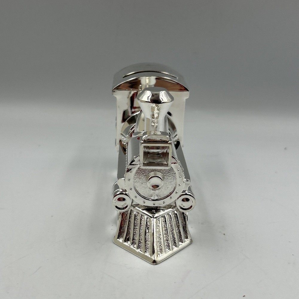Things Remembered Silverplated Train Bank With Box