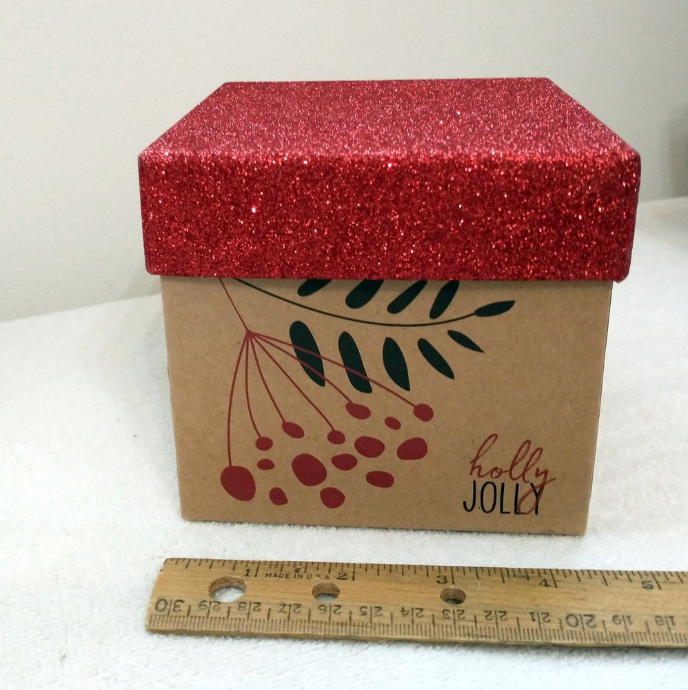 Red Sparkle Gift Box