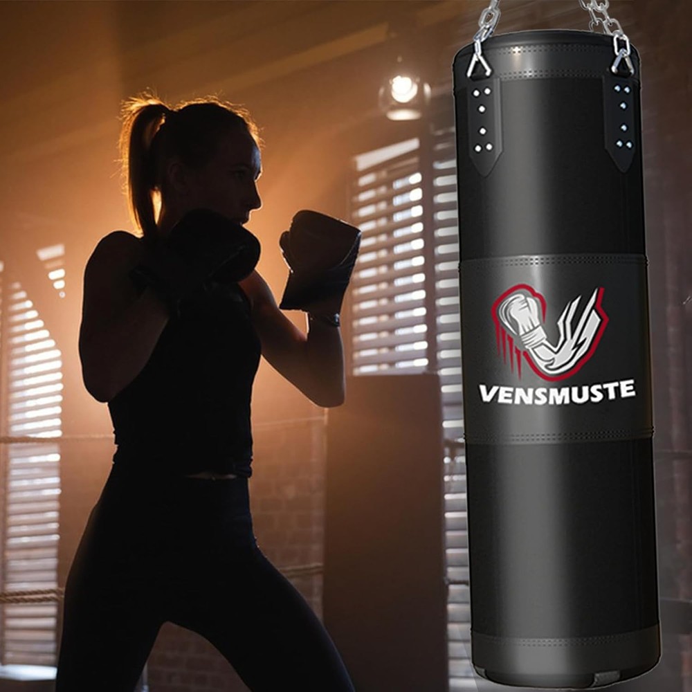 Professional 4FT Punching Bag Set - Includes 12OZ Gloves & Complete Training Kit