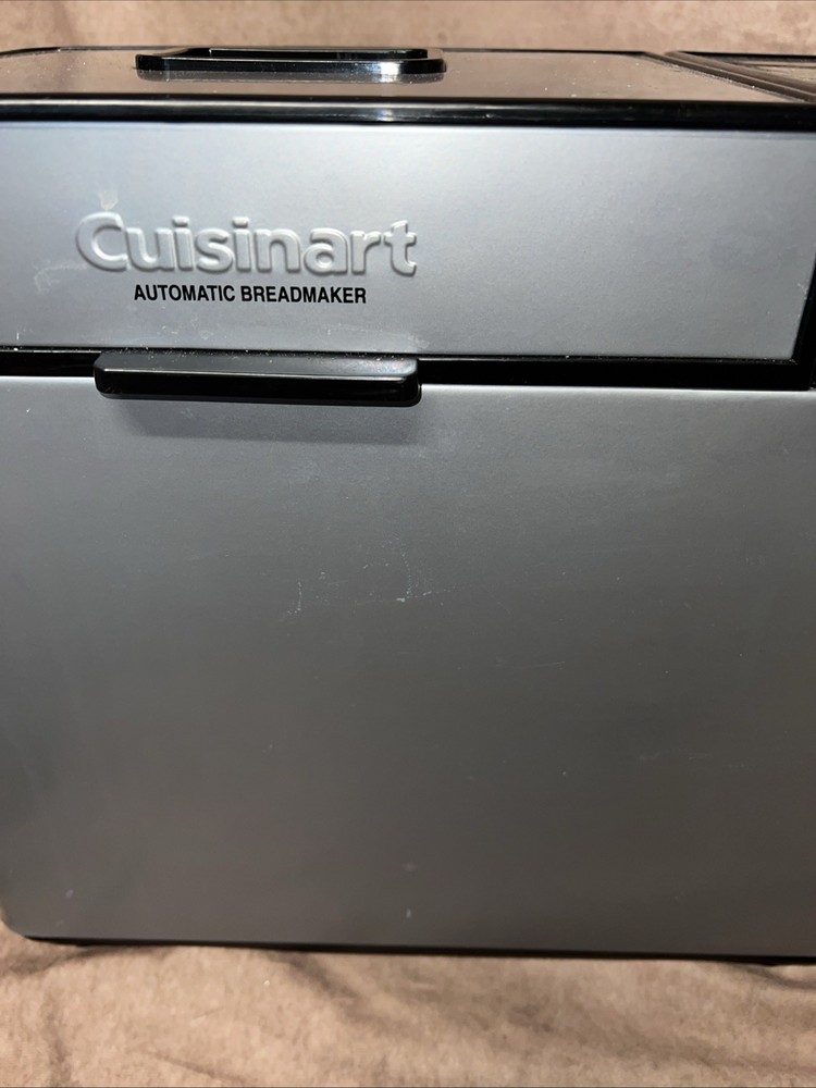Cuisinart Automatic Bread Maker CBK-100 Programmable 2-lb Stainless Stl - Tested