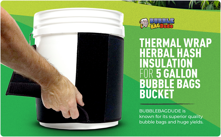 BUBBLEBAGDUDE Thermal Wrap Insulation for 5 Gallon Bubble Bag Bucket