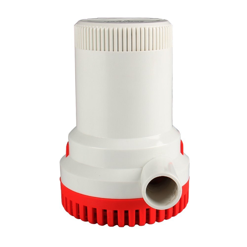 12V Marine Bilge Water Sump Pump Submersible 2000GPH Silent Fishing Marine Boat