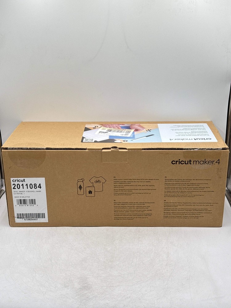 New Cricut Maker 4 Smart Cutting Machine 2011084 Seashell