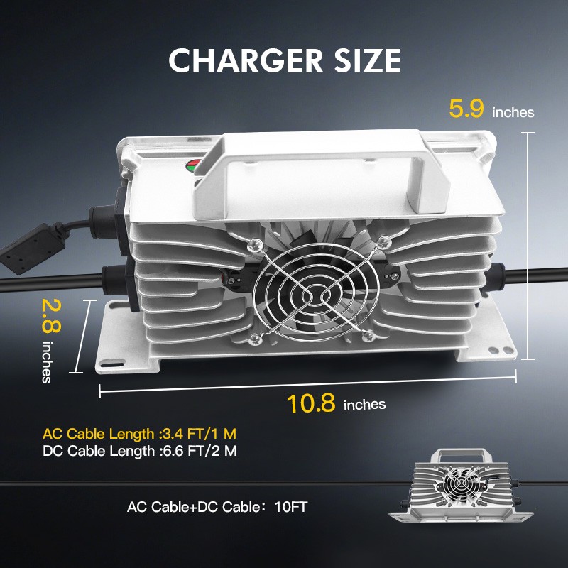 25.6Volt (24V) 25Amps Lithium Battery Charger for Genie JLG Skyjack Scissor Lift