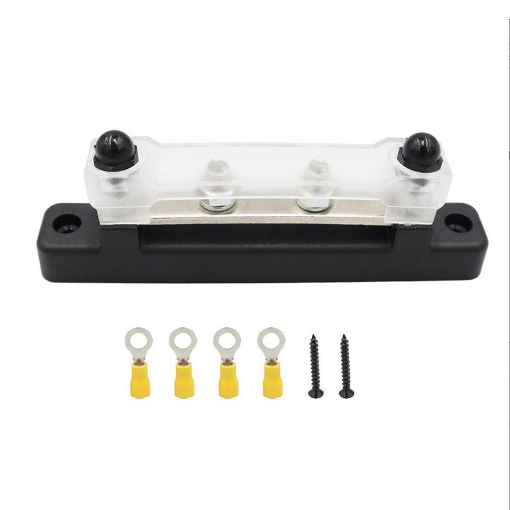 Tough ABS Material Battery Power Distribution Blocks with Clear Covers