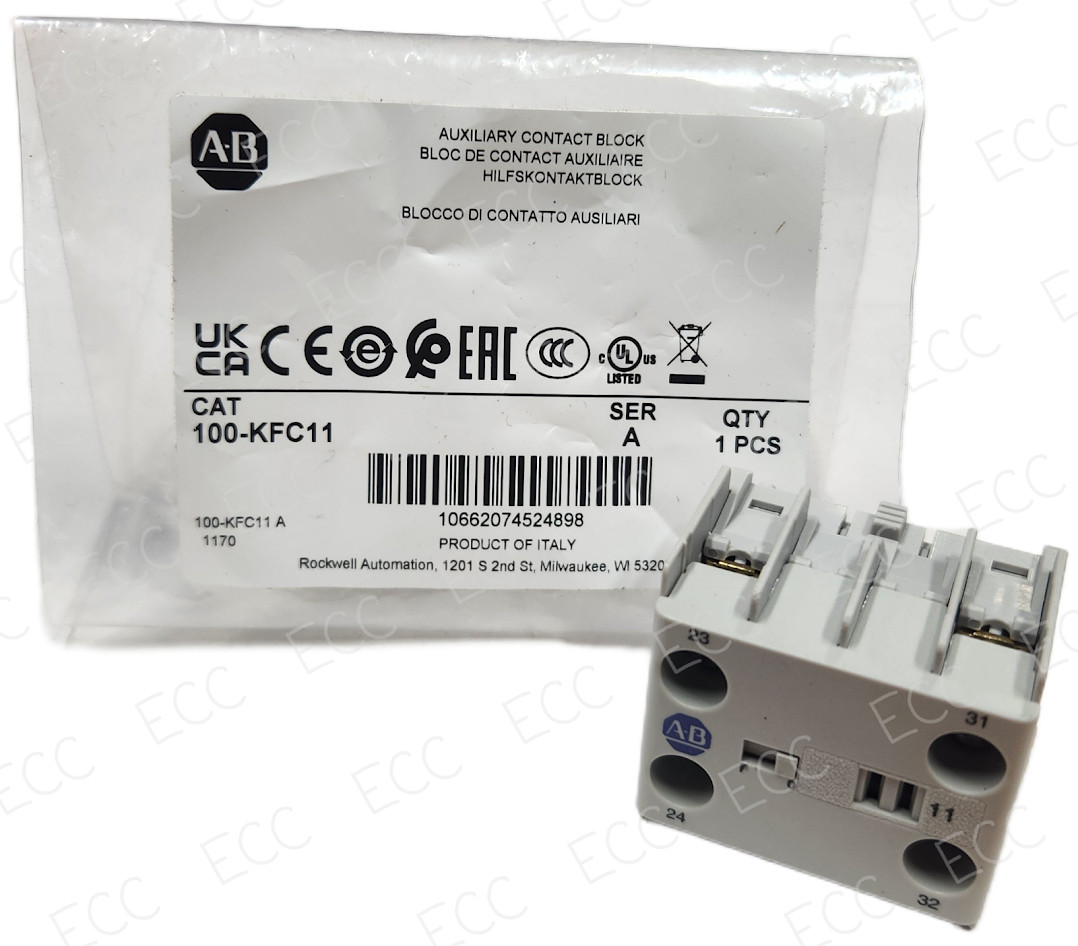Allen Bradley 100-KFC11 Auxiliary Contact Block
