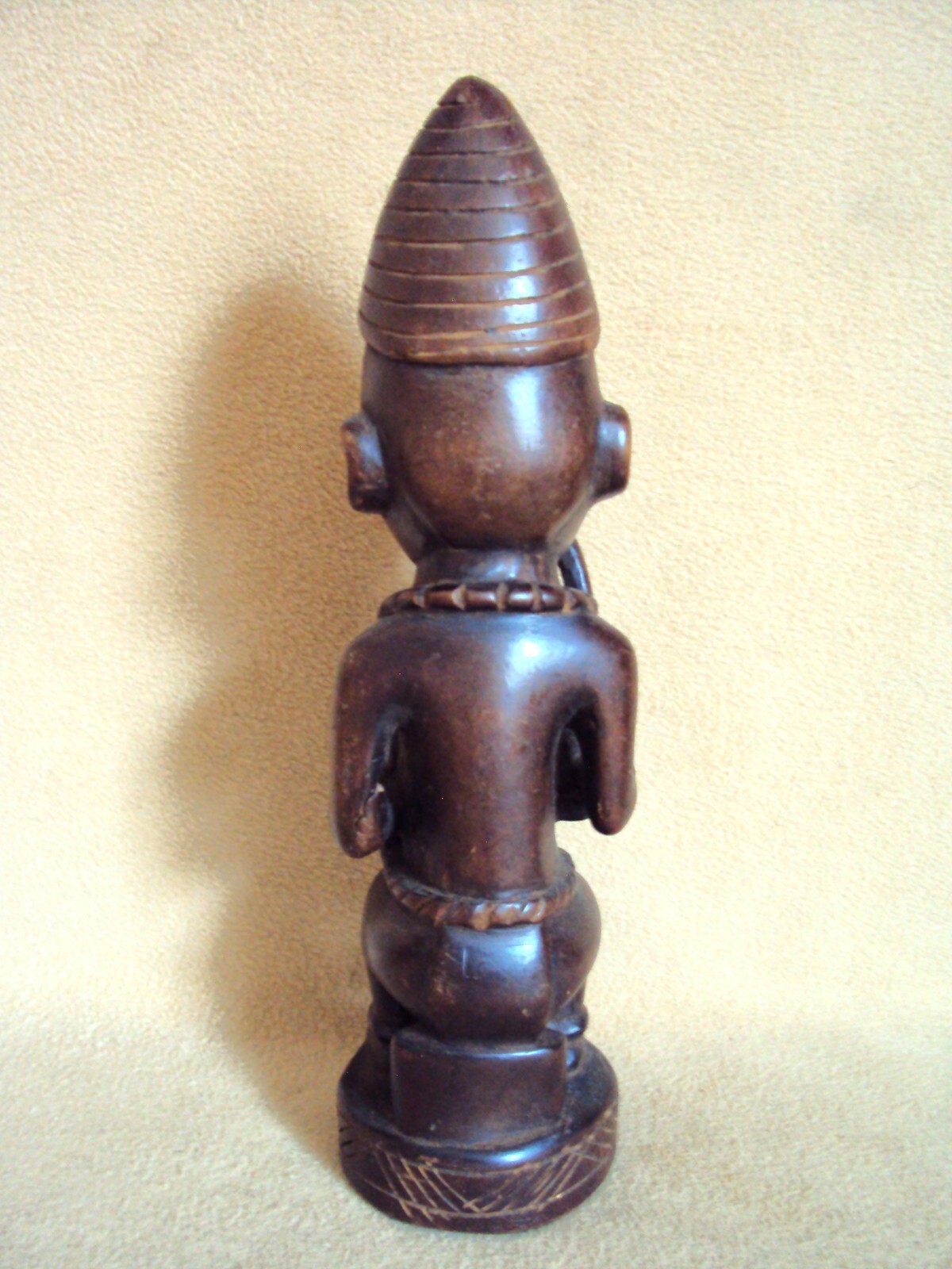 RARE VINTAGE YOMBE Yoruba KING NDOP African Carving Statue!!