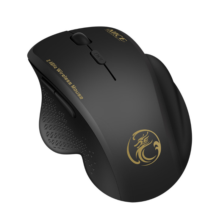 2.4GHz wireless mouse intelligent 6-button game mouse USB interface universal