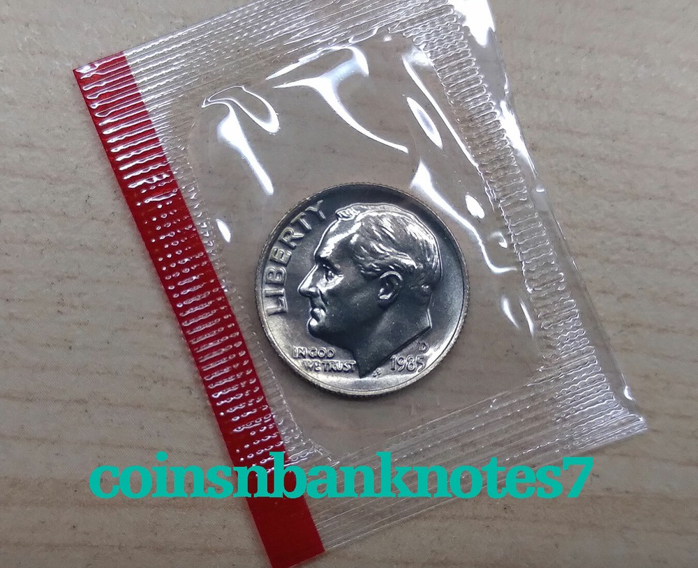 1984-D & P Roosevelt Dime BU Set
