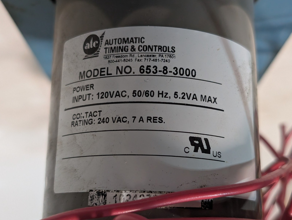 Automatic Timing & Controls 653-8-3000 ATC-Tenor 4-Timer Assembly Control Panel