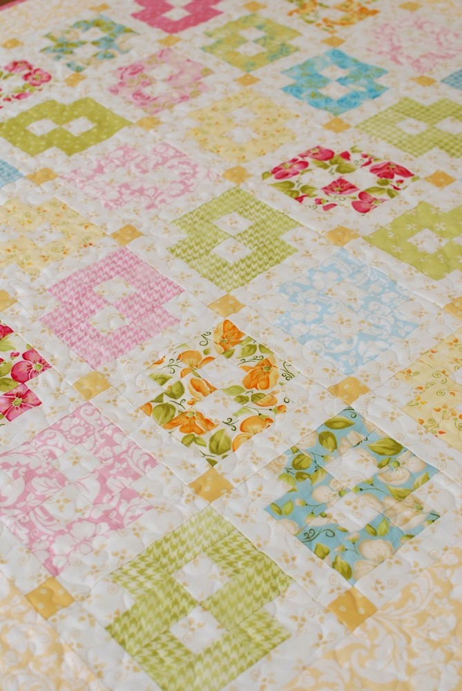 Pattern Basket JUST PEACHY