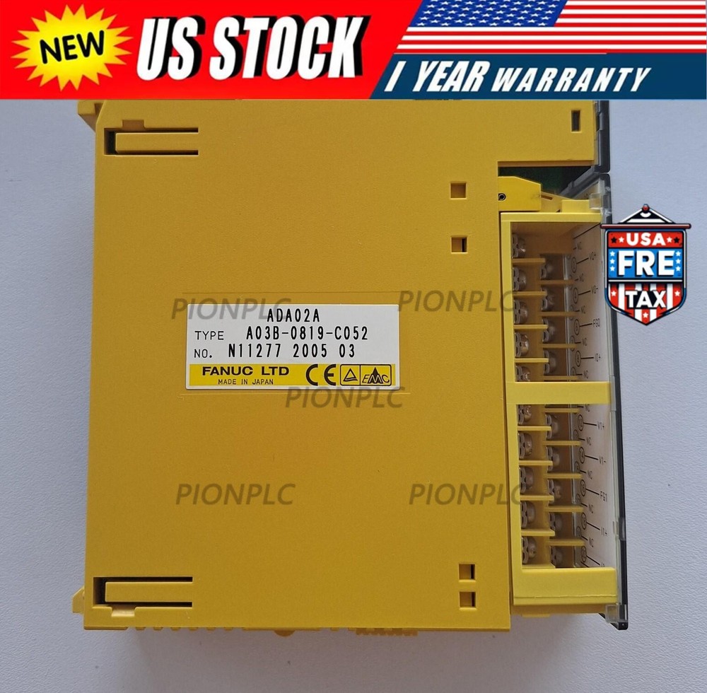 Fanuc A03B-0819-C052 analog output module ADA02A.