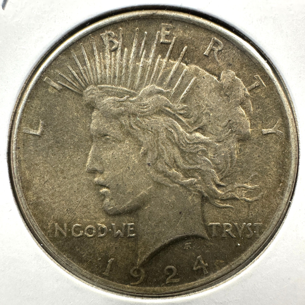 1924 $1 Silver Peace Dollar (89107)