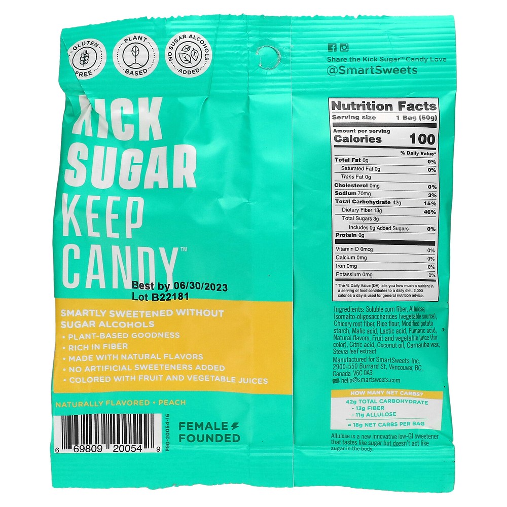 Peach Rings, 1.8 oz (50 g)