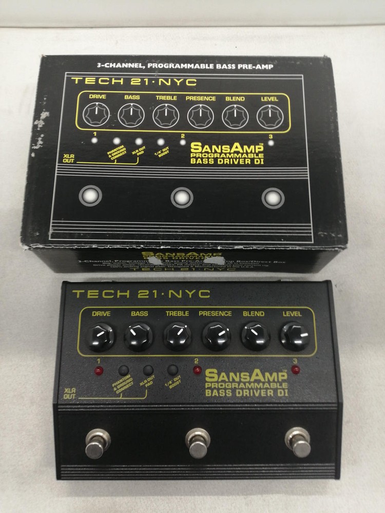 TECH21 SANSAMP BASS DRIVER DI  effector