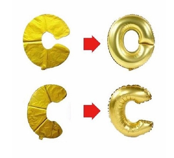 40" LARGE FOIL LETTER BALLOONS NUMBER BALLOON FLOAT HELIUM ALPHABET SILVER GOLD