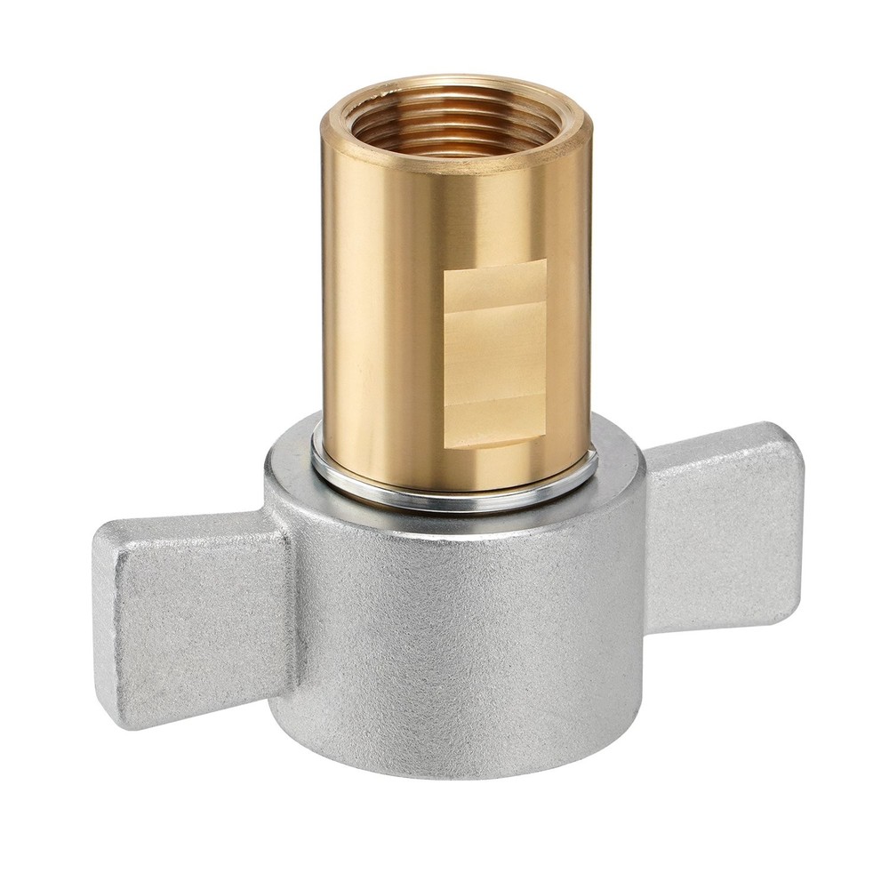 1" NPT Wet-Line Wing Nut Hydraulic Quick Disconnect Coupler / Coupling Set