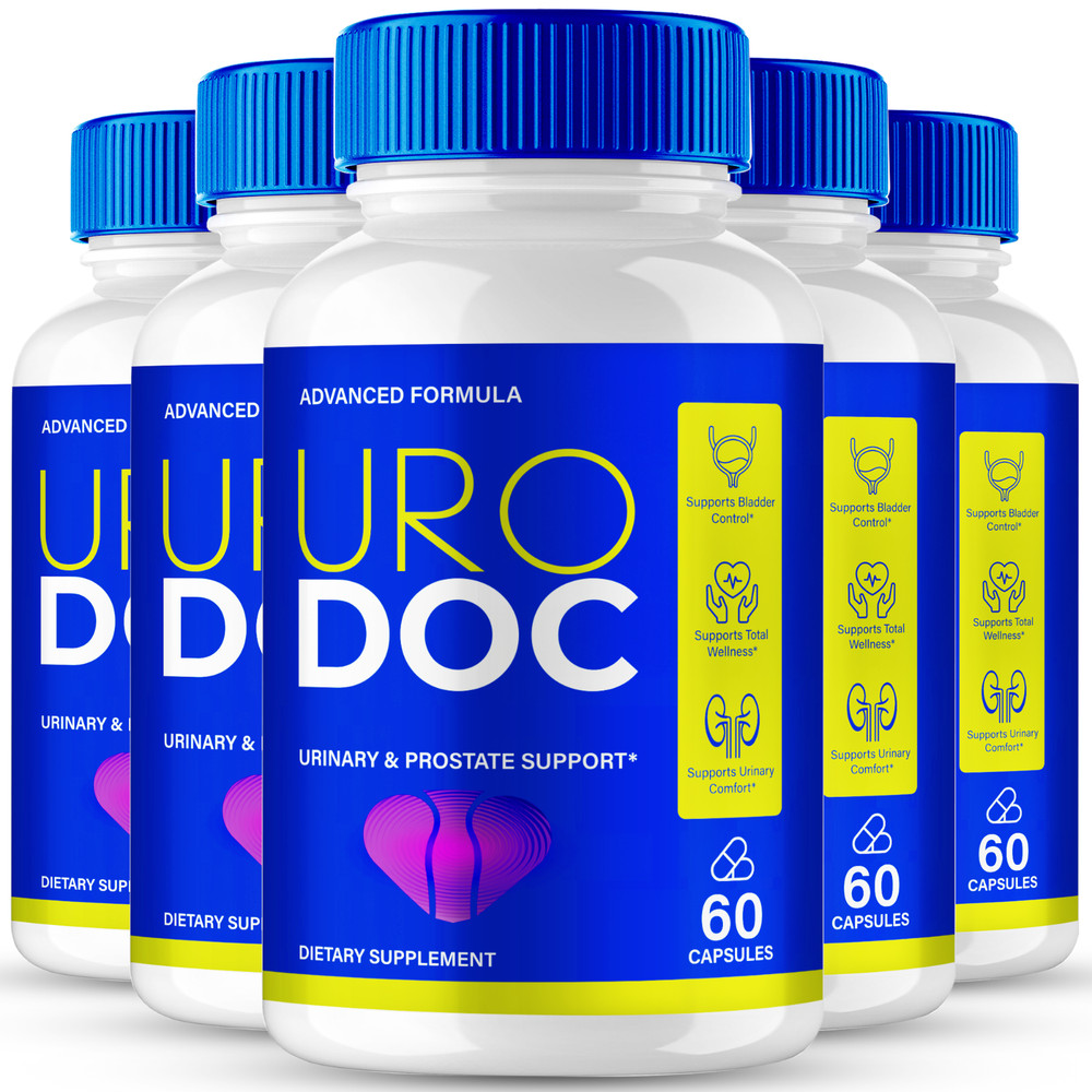 (5 Pack) UroDoc Prostate Capsules, Advanced Prostate Support for Urinary Comfort