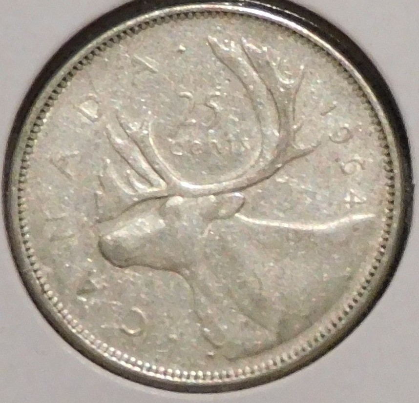 Canada Silver Quarter - 1964 [09]