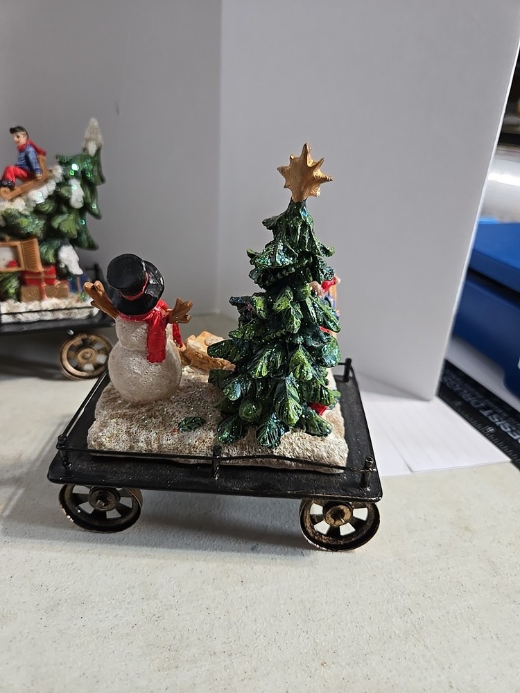 Transpac Holiday Train Set 3 Pc. Set