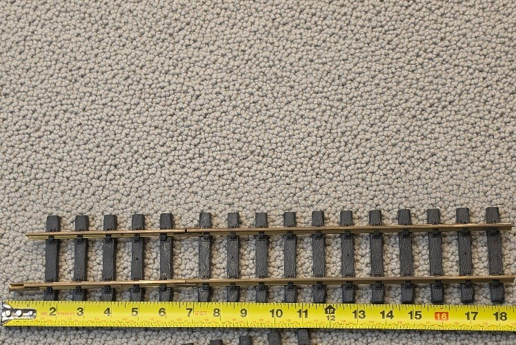 Aristo-Craft G Scale Brass Track Lot (9 Sections) Please read Below