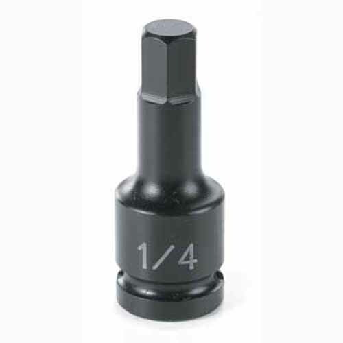 Grey Pneumatic 9904M 1/4" Drive x 4mm Hex Driver Socket